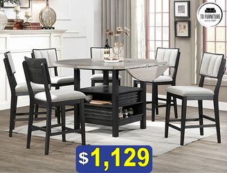 7 Pcs Dining set