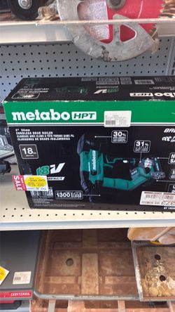 Metabo hot 18v cordless Brad nailer 2” 50mm