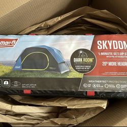 (8 Person) Coleman Skydome Camping Tent with Dark Room Technology