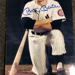 Mickey Mantle Autographed Photo