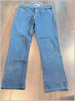 Levi’s Mid Rise Skinny Jeans Women’s Size 12 Dark Wash Stretch Denim 036