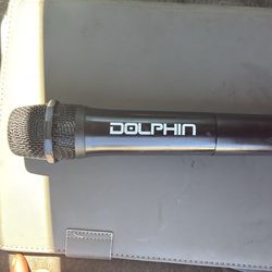Dolphins micro phone for karaoke night never used