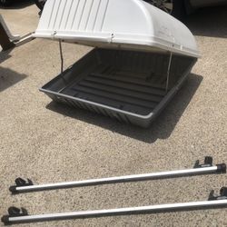 $60 Car Top Luggage Container with roof racks