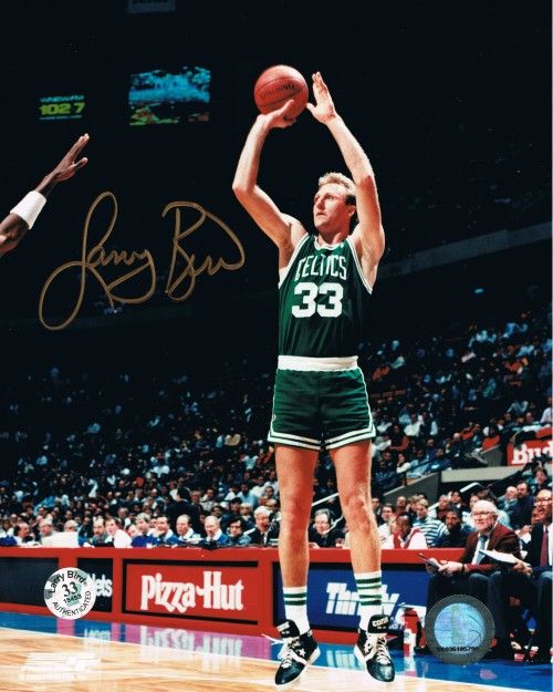 Larry Bird signed photo