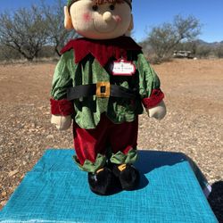 Christmas Stand Up Santa And Elves Characters 