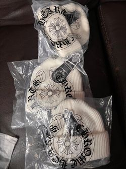 Chrome Hearts White Beanie Hat