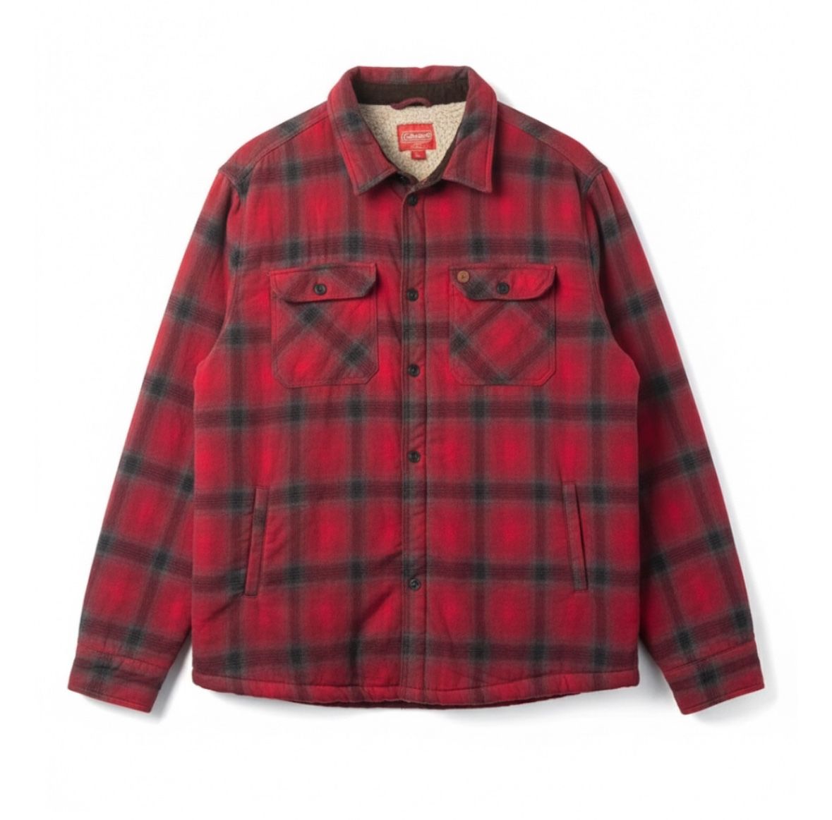 Coleman XXL RED PLAID JACKET MEN’S