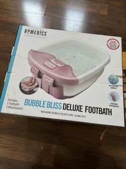 Homedics Bubble Bliss Delux Foot bath