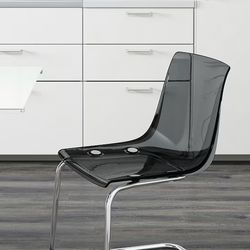 Ikea  Tobias Chair (grey) Acrylic 