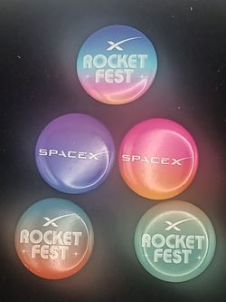 Space X Collectible Pins