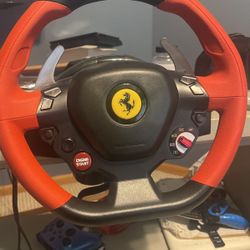 Ferrari Steering Wheel For Any Gaming Console
