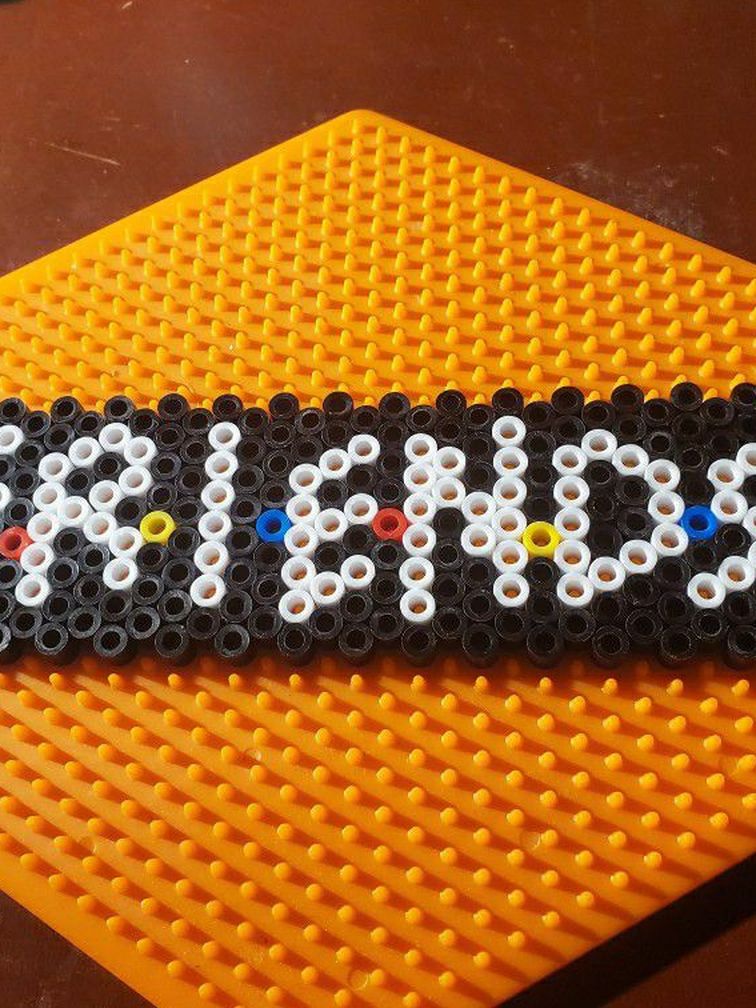 Friends Logo PERLER BEADS measures 5 Inches