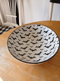 Halloween bat bowl