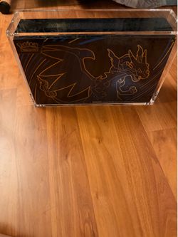 Acrylic Display Case for Pokemon Mega Charizard EX UPC BOX