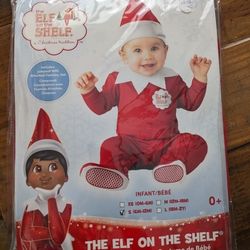 Brand Elf On the shelf baby outfit Size 6-12 M