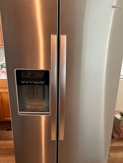 Whirlpool Stainless Steel side by side refrigerator