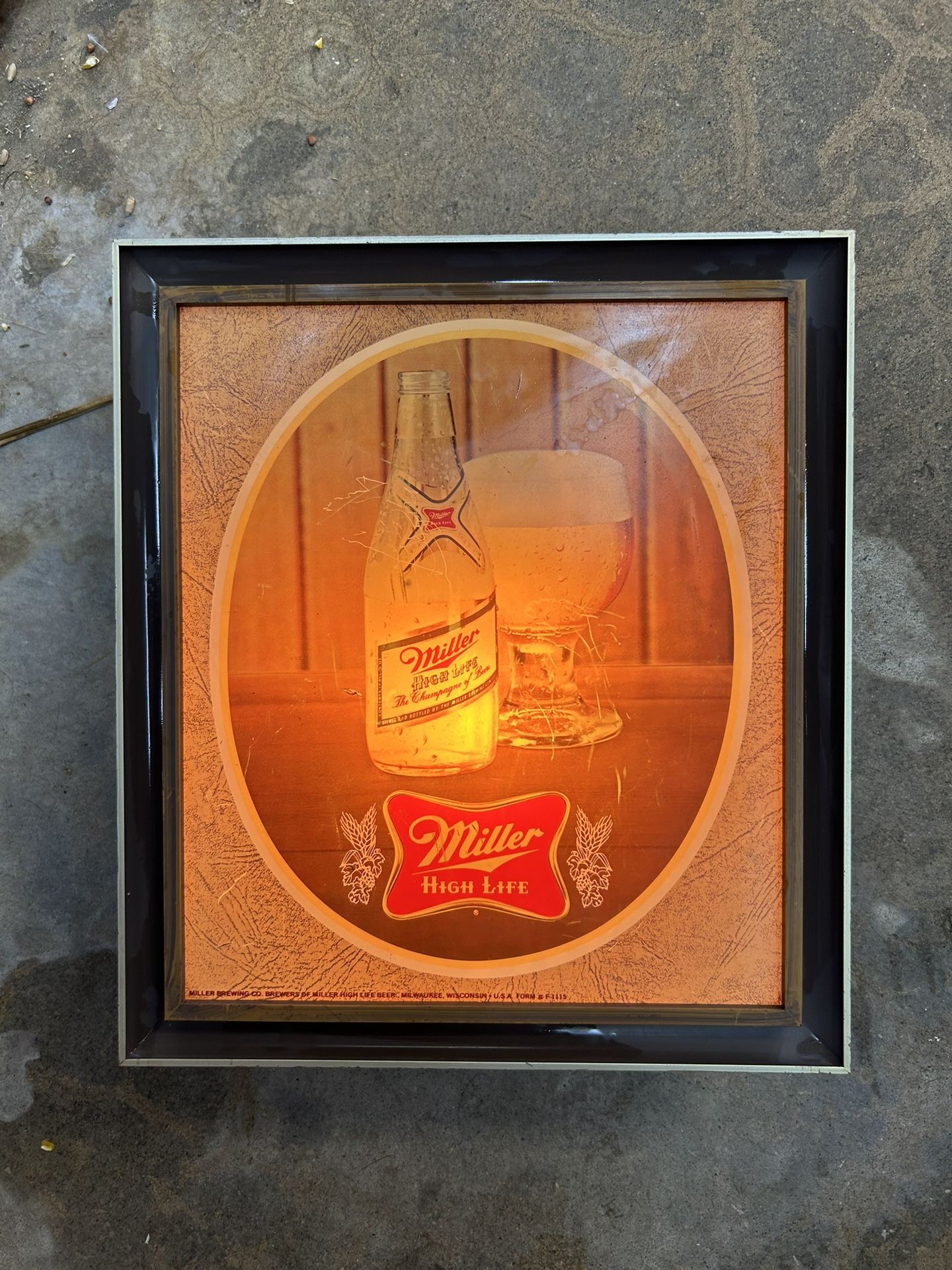 Vintage Beer Sign 