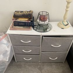 Small Dresser For Sale Wooden Top Fabric Drawers 