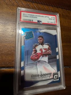 2017 Donruss Optic Rated Rookie Chris Godwin #155 PSA 10
