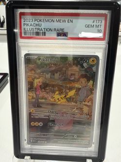 PSA 10 Pikachu Illustration Rare #173/165 — 2023 Pokemon 151