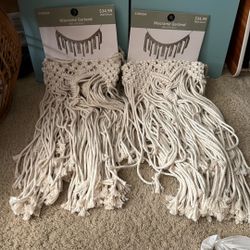 Set Of Large Macrame Garland