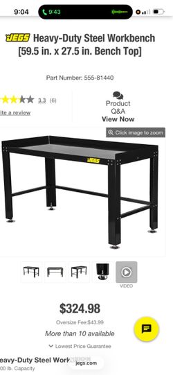 Jegs Heavy duty Steel work bench