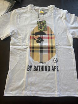 BAPE A Bathing Ape Plaid Graphic T-Shirt