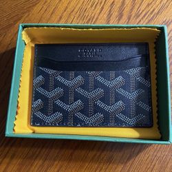 Dark Blue Card Holder 