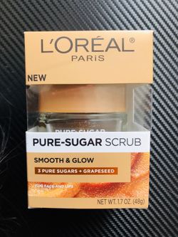 L'Oreal Paris~Pure Sugar Scrub with Grapeseed~1.7 oz~$9