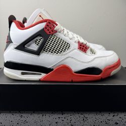 Air Jordan 4 “Fire Red” Size: 9M/10.5W (Worn)
