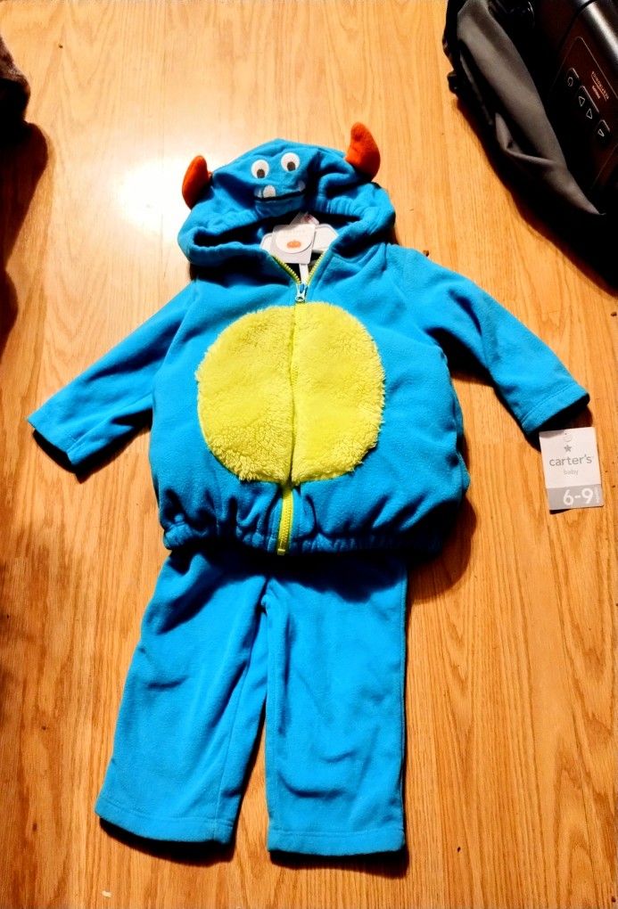 Monsters Inc Movie Costume..Size 6 To 9 Months Old .Brand New!