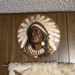 Estate Sale – bow and arrow, boar jaw club, spear, art