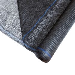 WindscreenSupplyCo 6 ft. X 100 ft. Black Shade Cloth Roll Sunblock 40% Shade UV Resistant Net for Garden Greenhouse Flower Plant