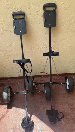 Golf push cart 2 items…