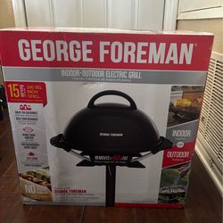 Brand New George Foreman Indoor/Outdoor Electric Grill (Unopened)
