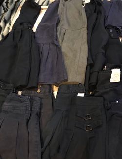 School uniforms for girls mix sizes 6/7 skirts $3 dresses $5 Slauson ave /western