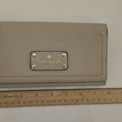 KATE SPADE Wallet Beige Leather