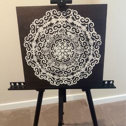 Acrylic on Wood Textured Art