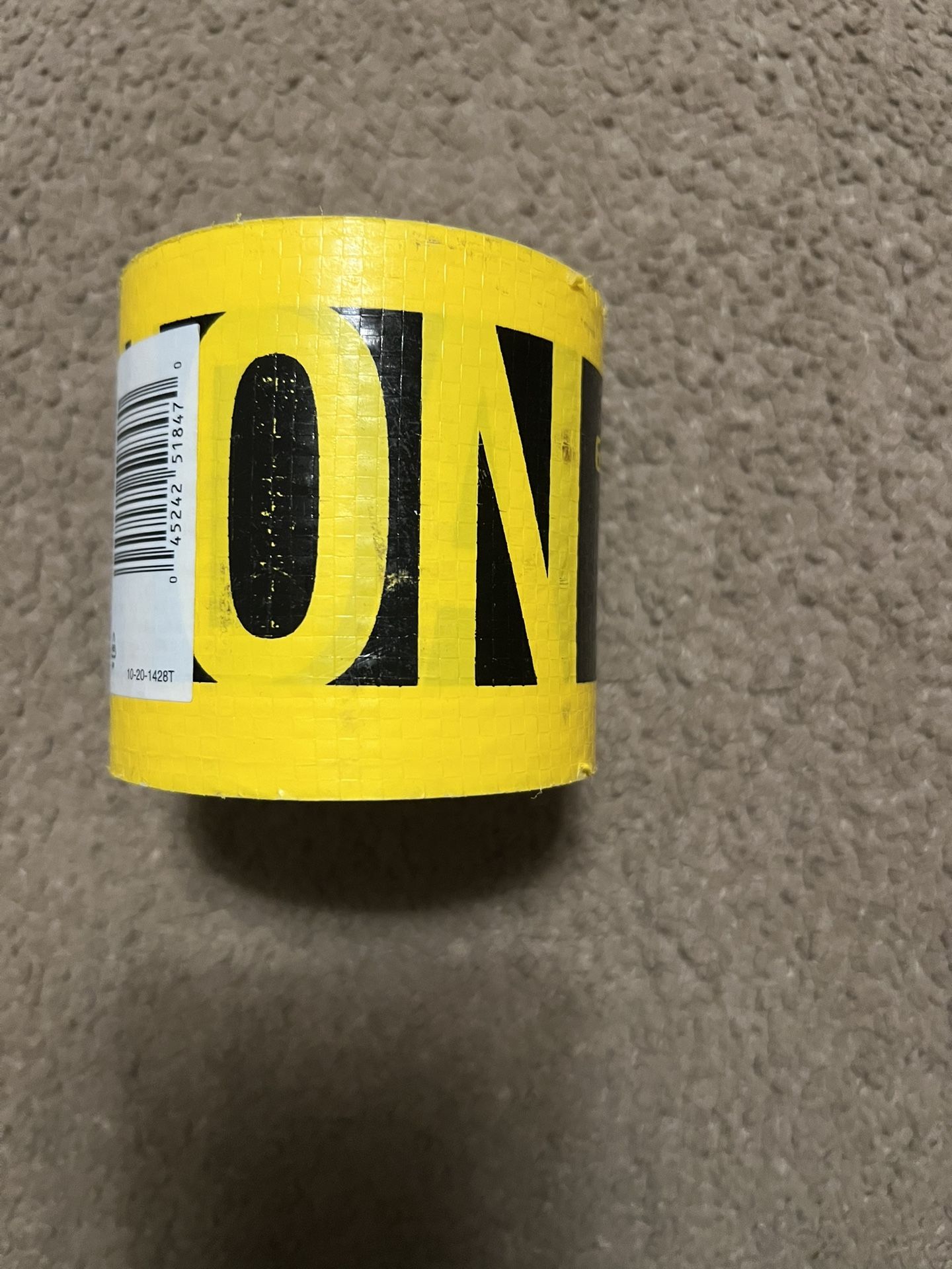 3 in. x 100 ft. Reinforced Caution Tape