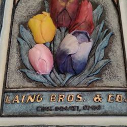 Tulips Resin Wall Plaque

