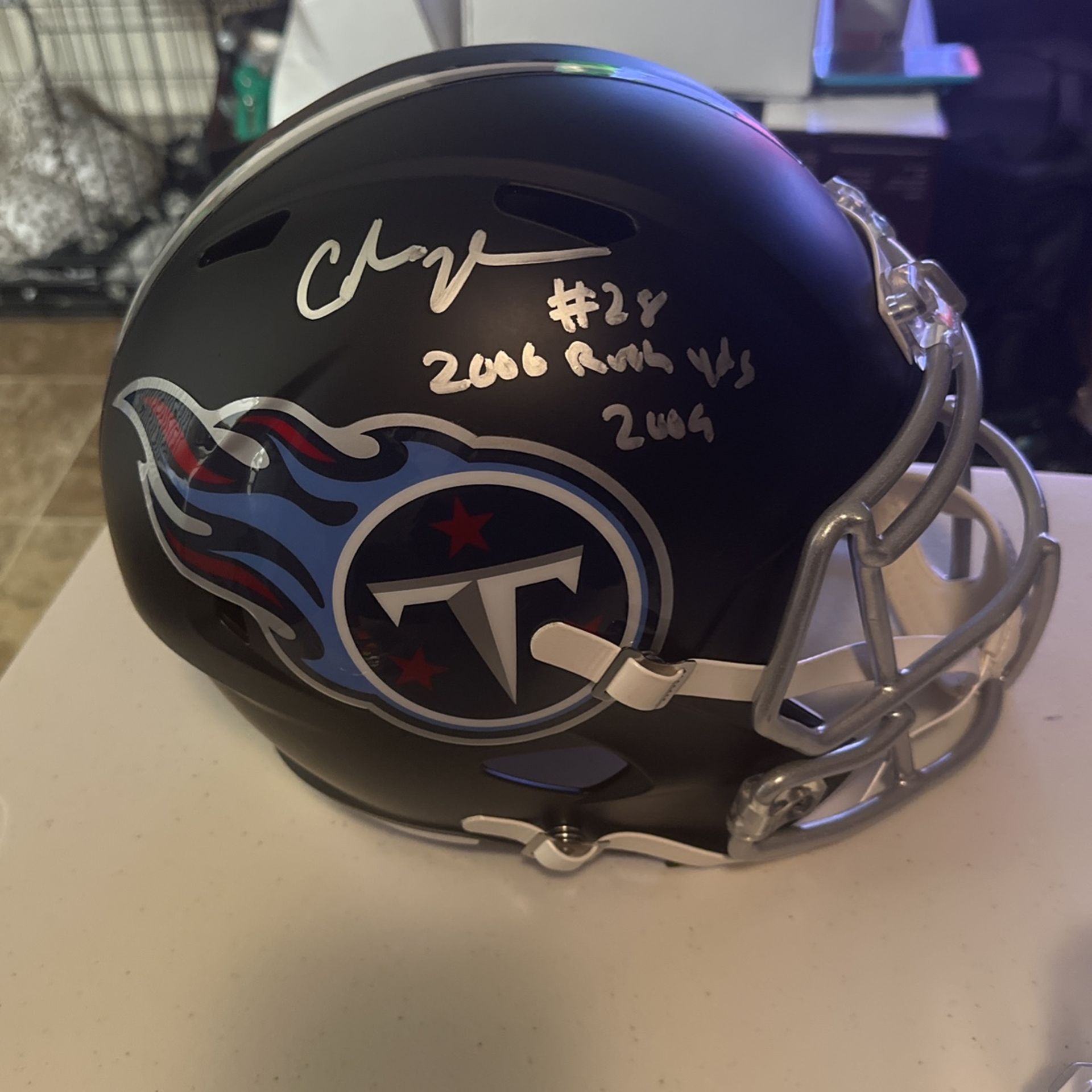 Chris Johnson Full Size Auto Helmet
