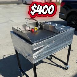 Plancha taquera Con Vapoereras I Con Mangera 