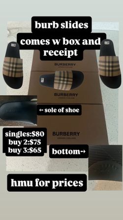 burberry slides