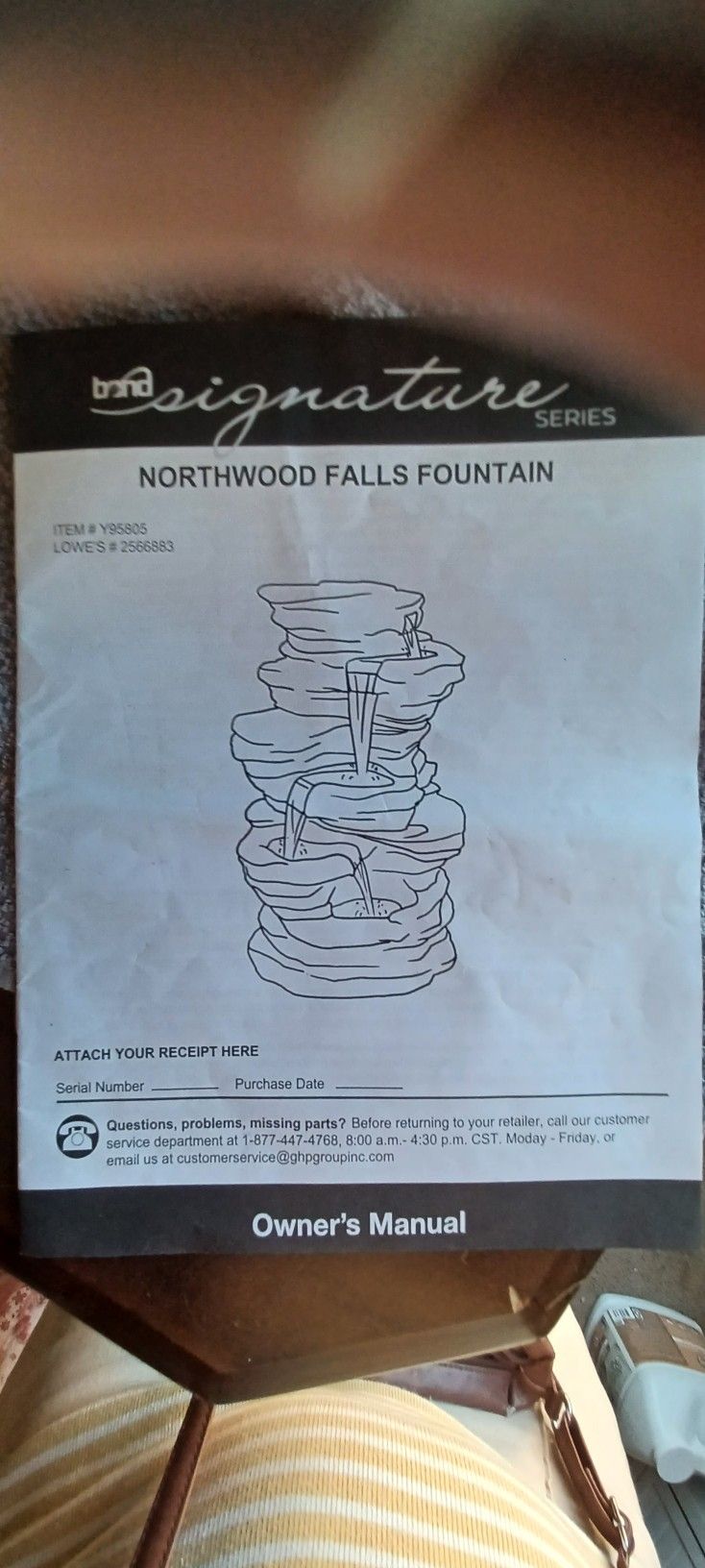Northwood Falls Fountain Approx 41 In Tall for Sale in Murrieta, CA
