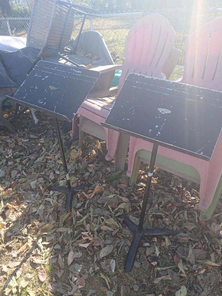 Set Of 2 Music Stands $30 Each Great For Kitchen For Cook Books