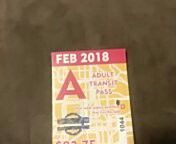Feb 2018 Adult transit bus pass