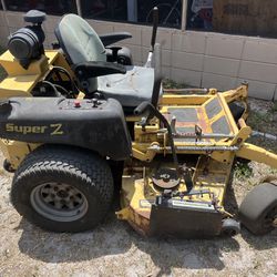 Hustler Super Z 60” commercial zero turn lawn mower 