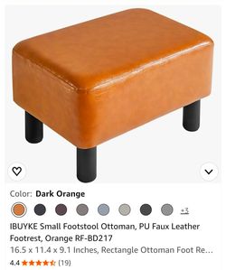 IBUYKE Small Footstool Ottoman RF-BD217