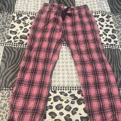Victoria’s Secret PINK flannel Sleep Pajama Pants Medium