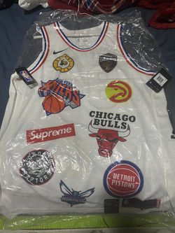 Supreme Nike/NBA Teams Authentic Jersey White